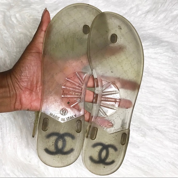 💎RARE!!!” Chanel Jelly Diamond Sandal 💎 - Picture 2 of 5